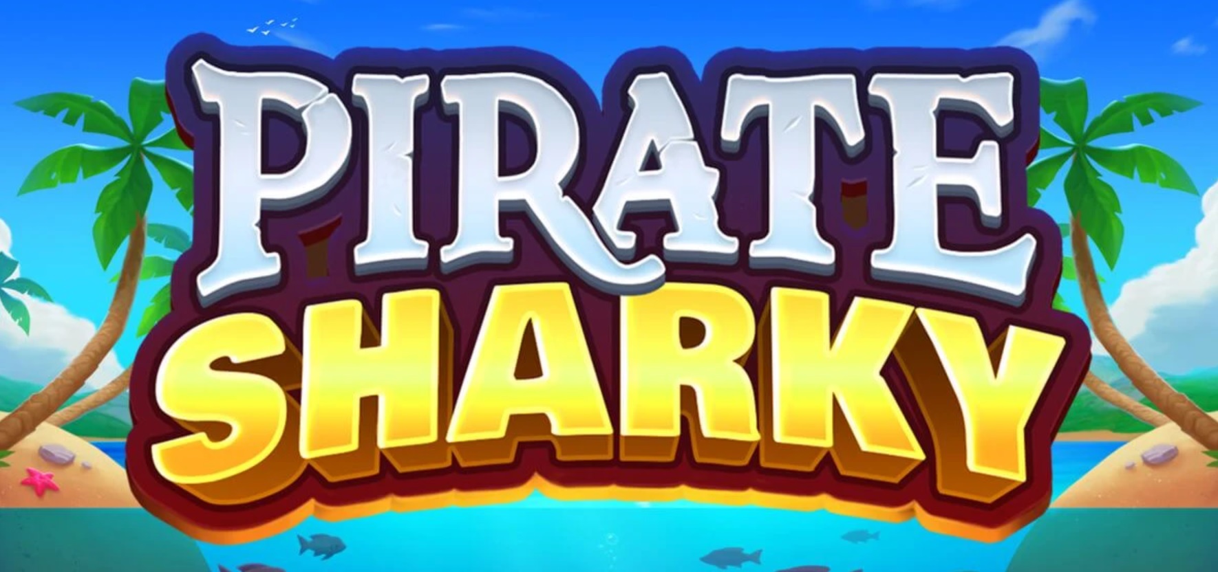 Pirate sharky slot logo