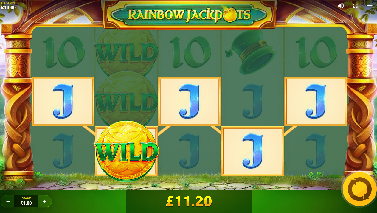 Rainbow Jackpots Slot Big WIn