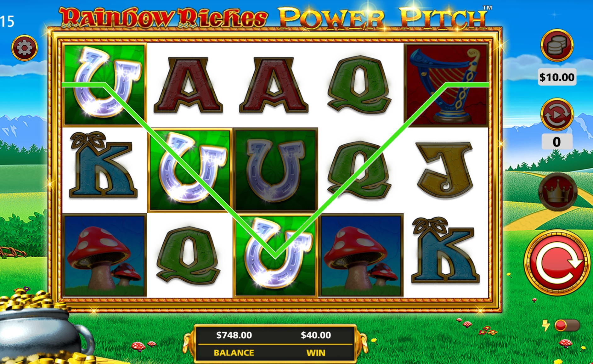 Rainbow Riches Power Pitch big win