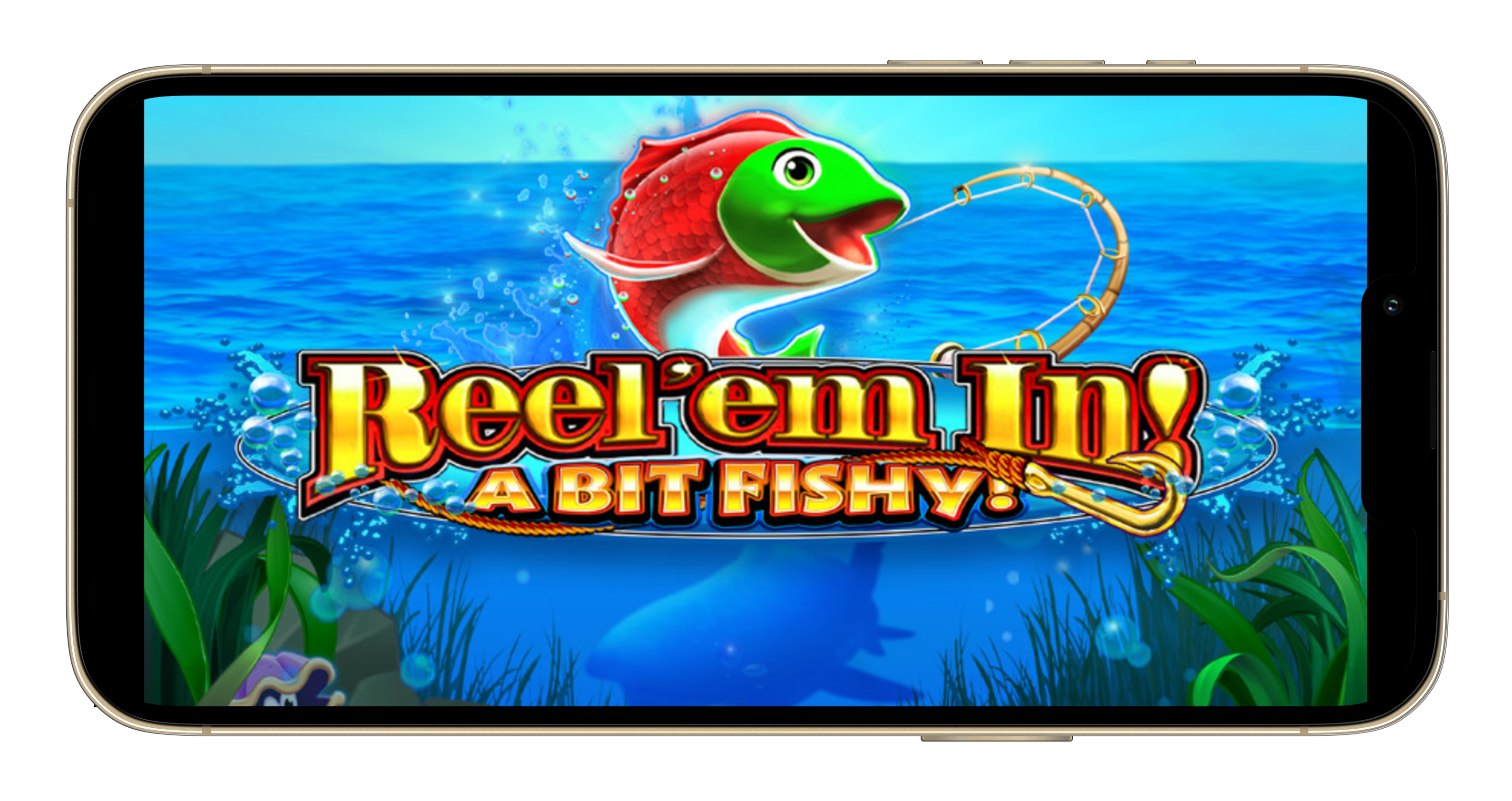 Reel Em in A bit fishy slot logo