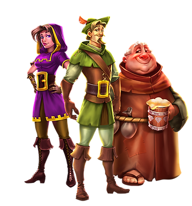 Robin Hood's Heroes slot characters