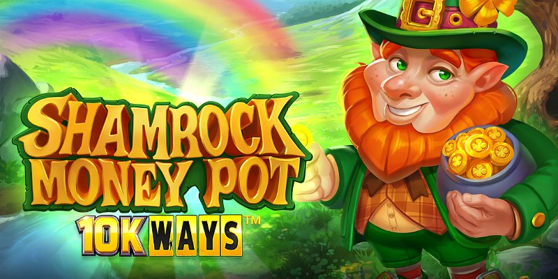 Shamrock money pot 10k ways slot logo