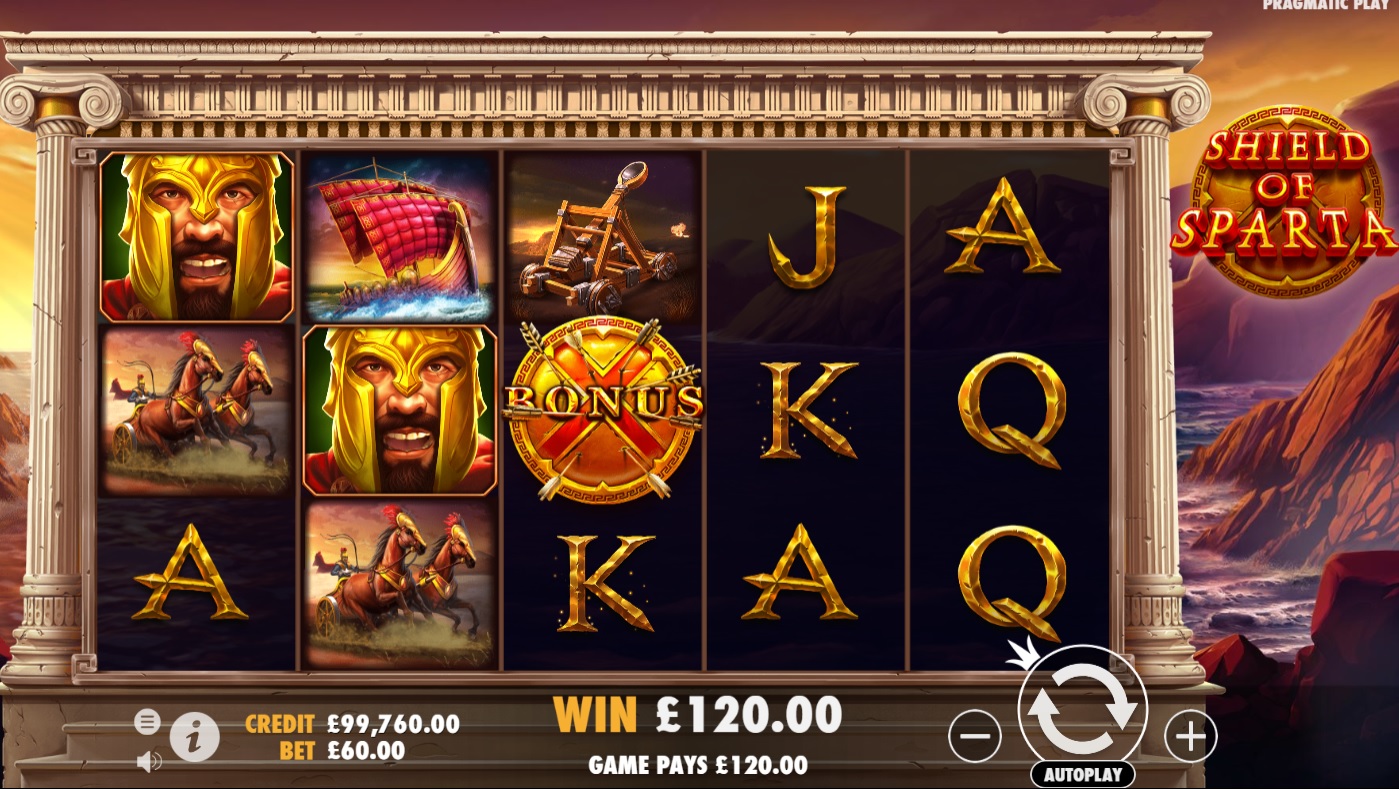 Shield of sparta slot big win