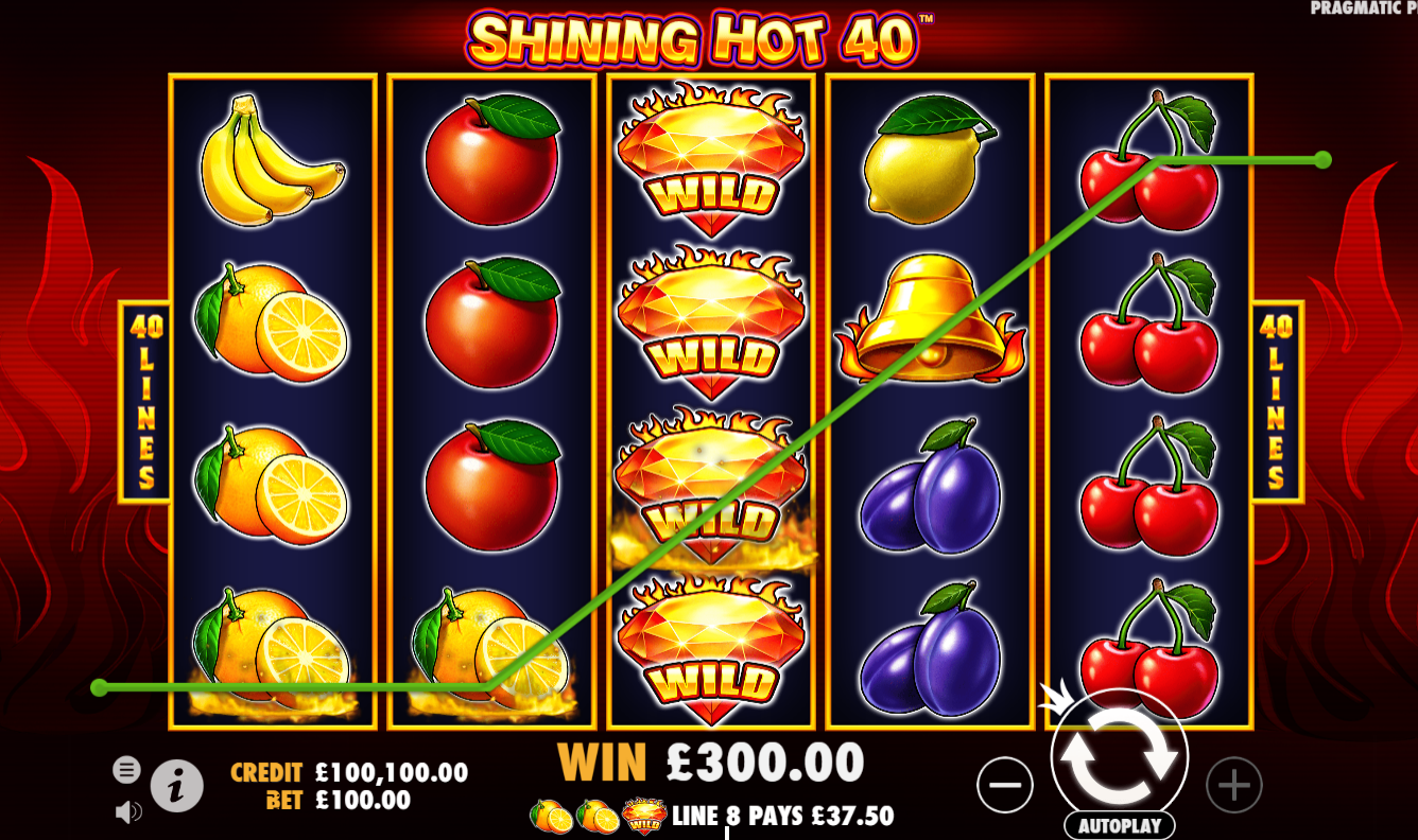 Play Shining hot 40 slot