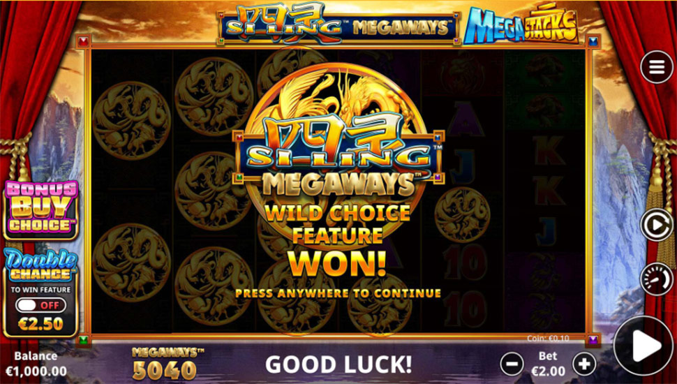 Si Ling Megaways Slot Free Spins