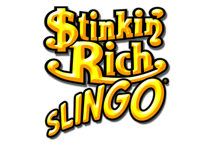 stinkin rich slingo slot logo