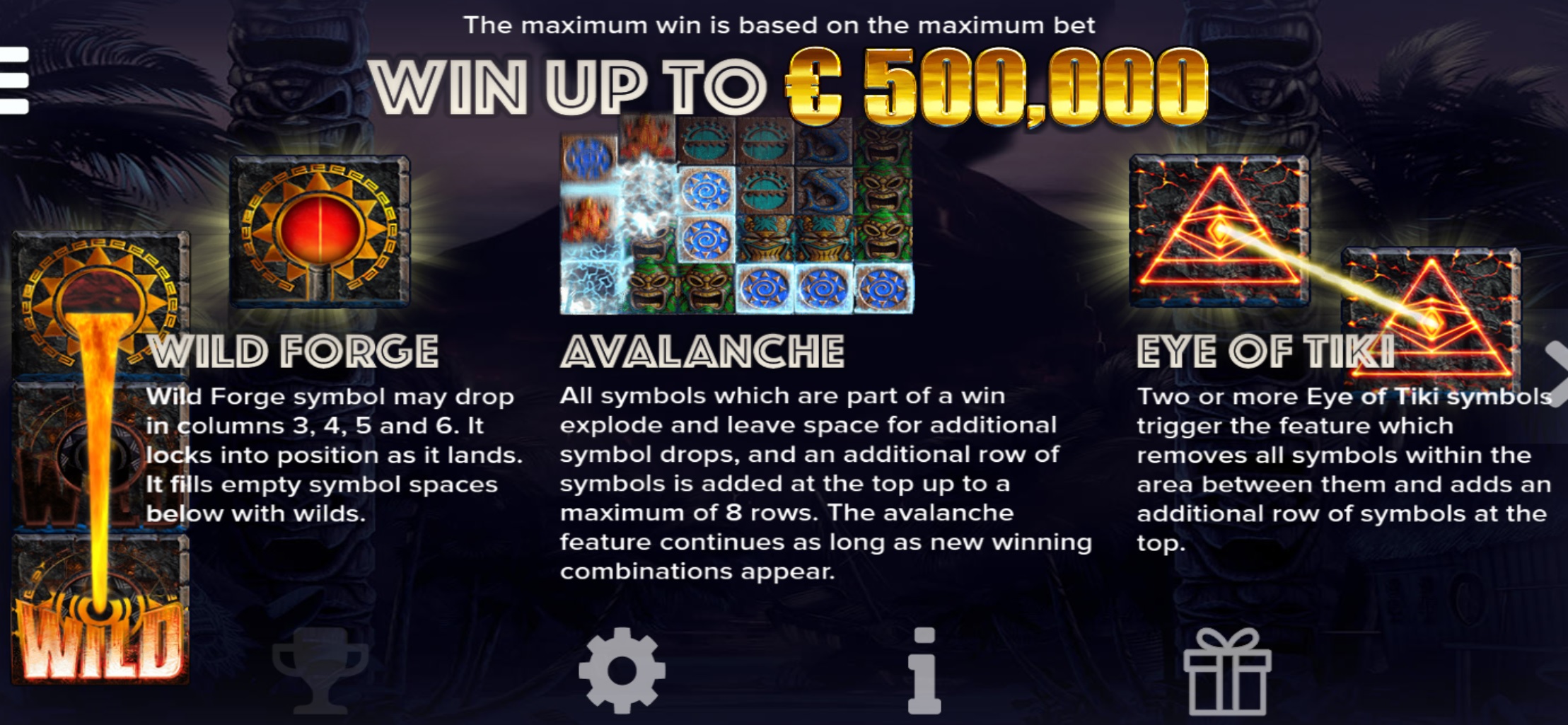 Tahiti Gold slot 50000 max win