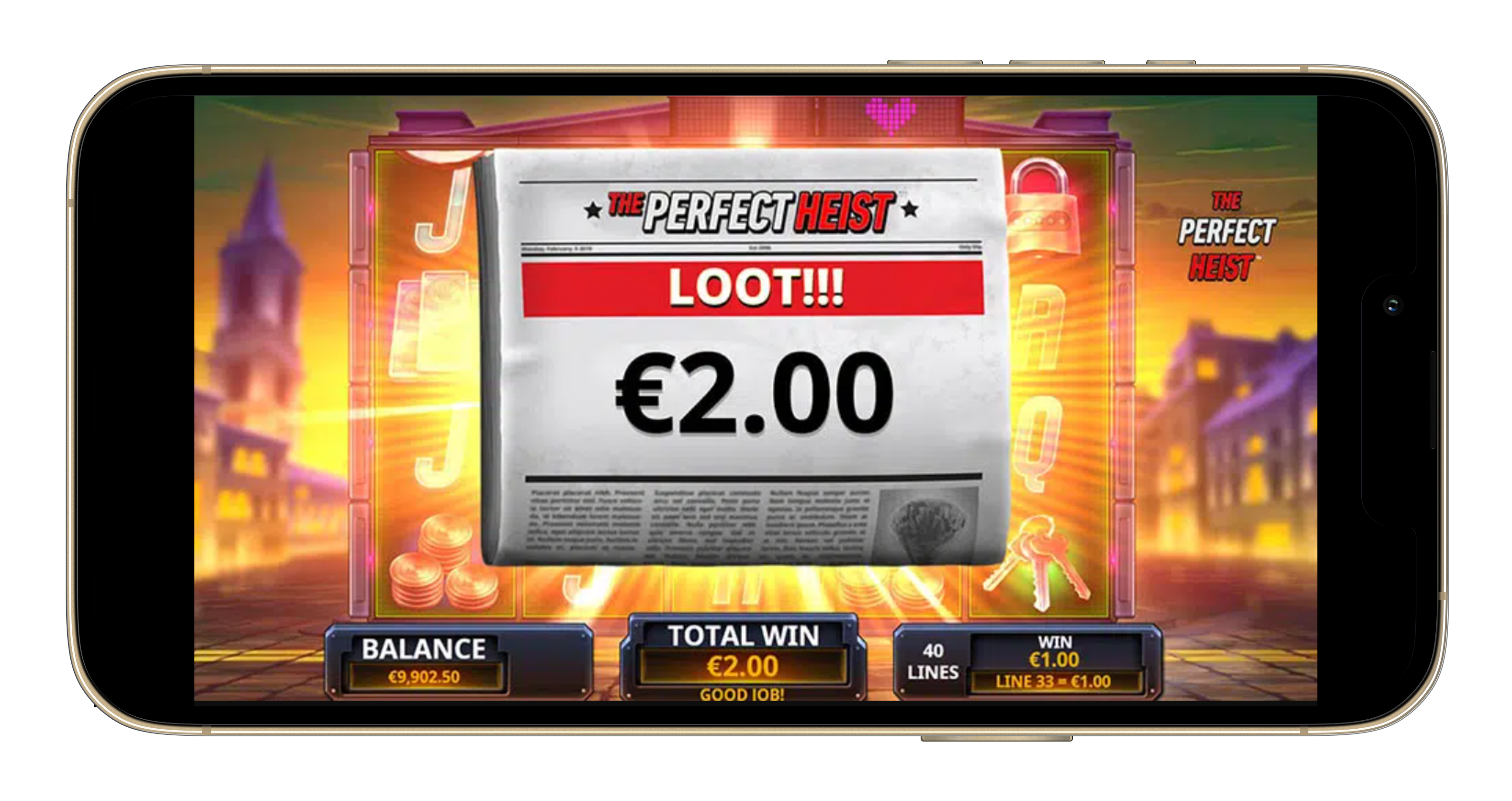 the perfect heist slot big win