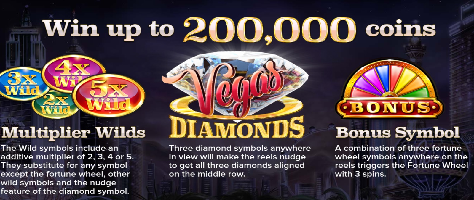 vegas diamonds slot bonus