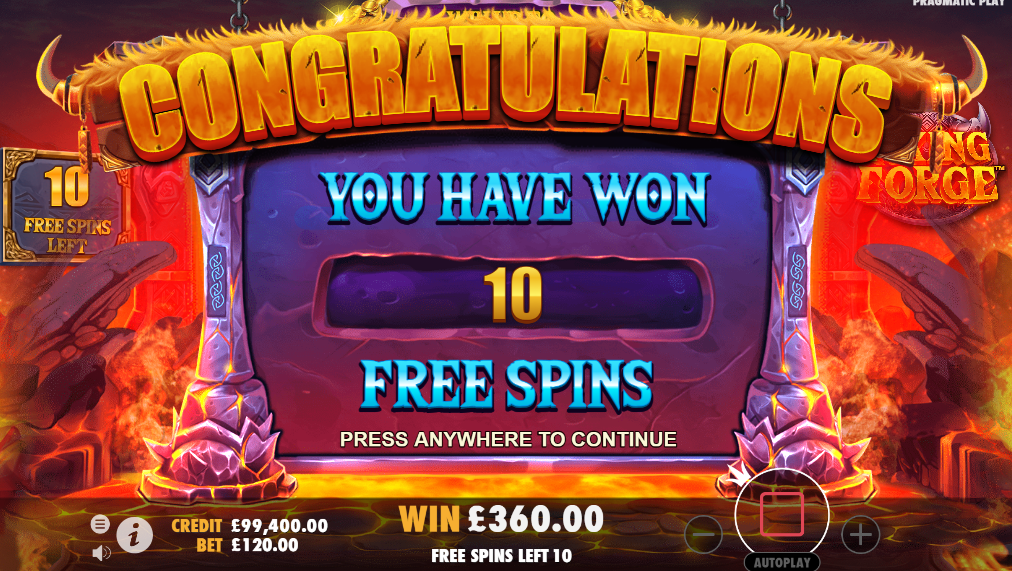 Viking Forge Slot Free Spins