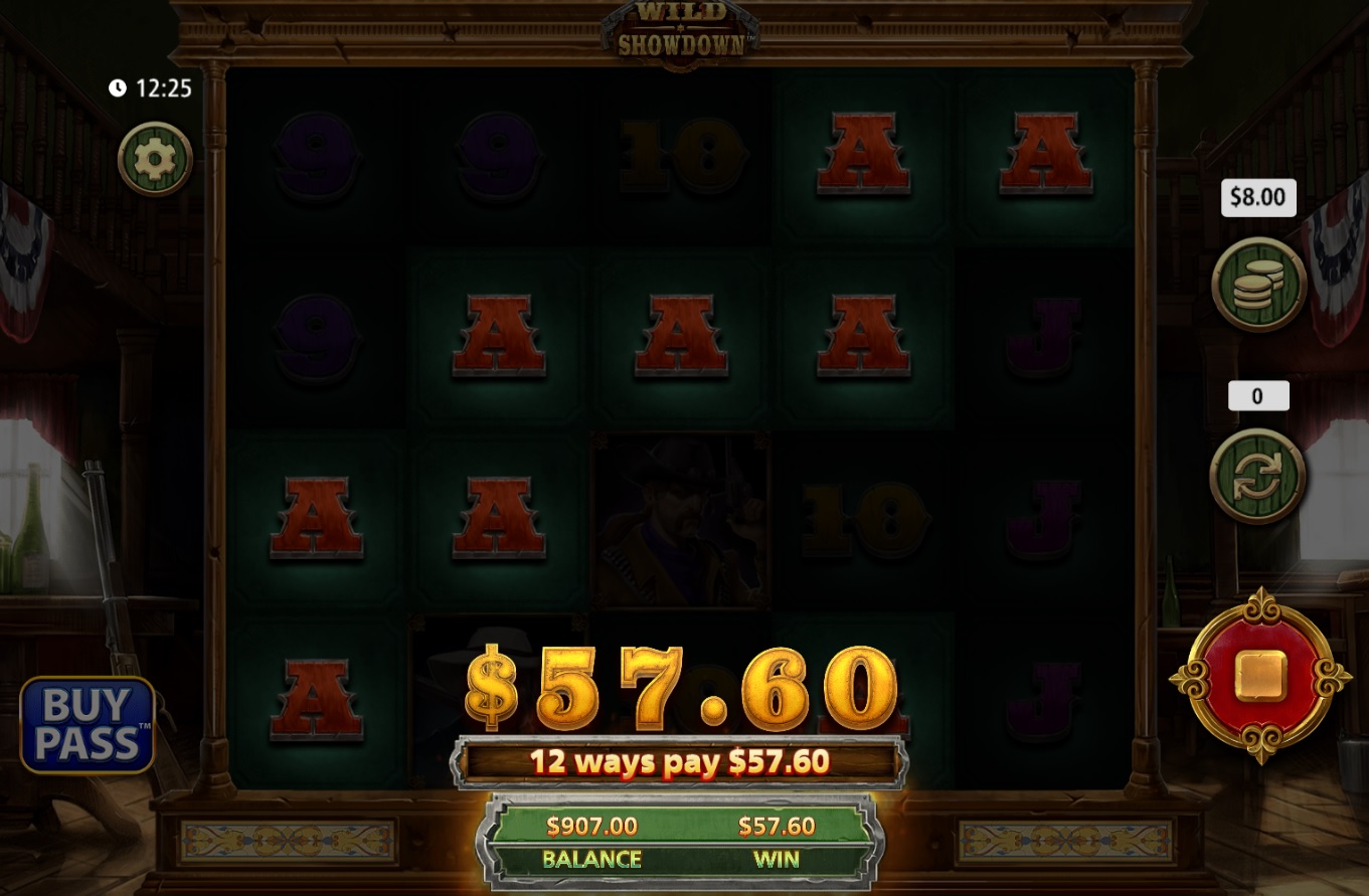 wild showdown slot big win